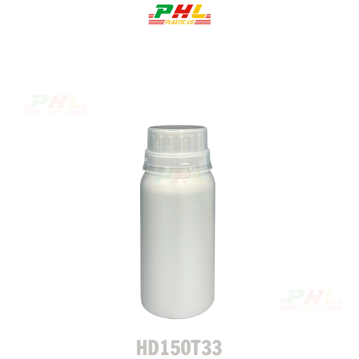 HDPE/COEX Bottle Collection 25mL – 5000mL  Metallic Effect – Silver Metallic Color - 150mL
