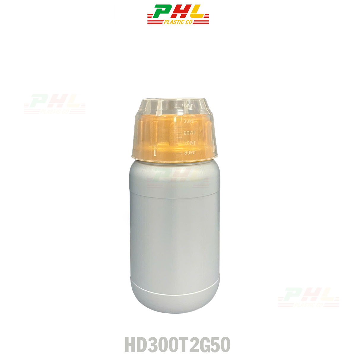 HDPE/COEX Bottle Collection 25mL – 5000mL  Metallic Effect – Silver Metallic Color - 300mL