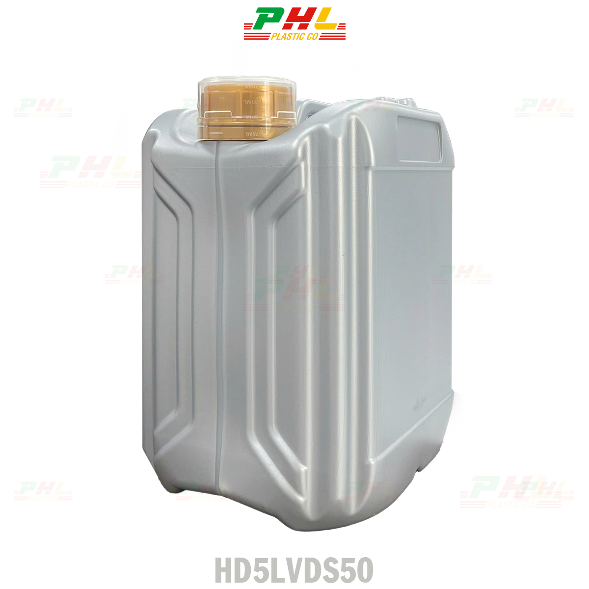 HDPE/COEX Bottle Collection 25mL – 5000mL  Metallic Effect – Silver Metallic Color - 5000mL