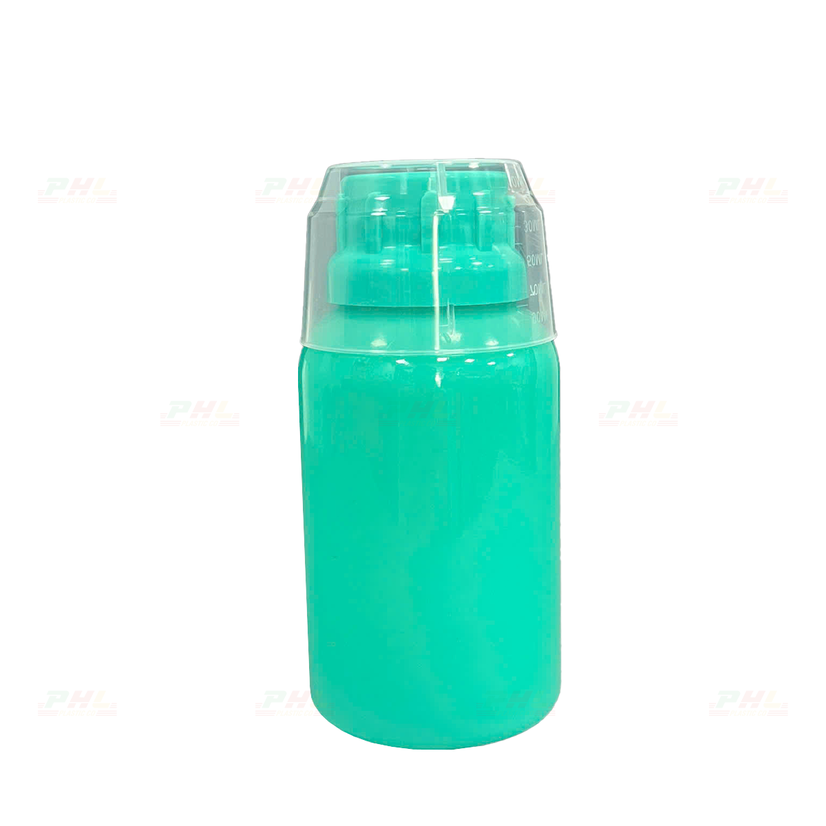 Chai PET 300mL ø38mm Tròn - Xanh Tiffany