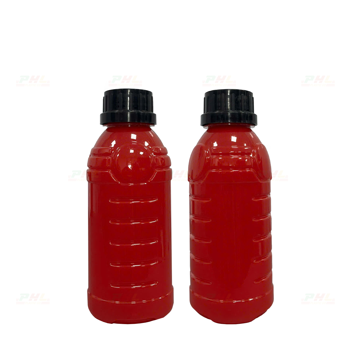 Chai PET 300mL ø33mm Tam Giác - Đỏ Tươi
