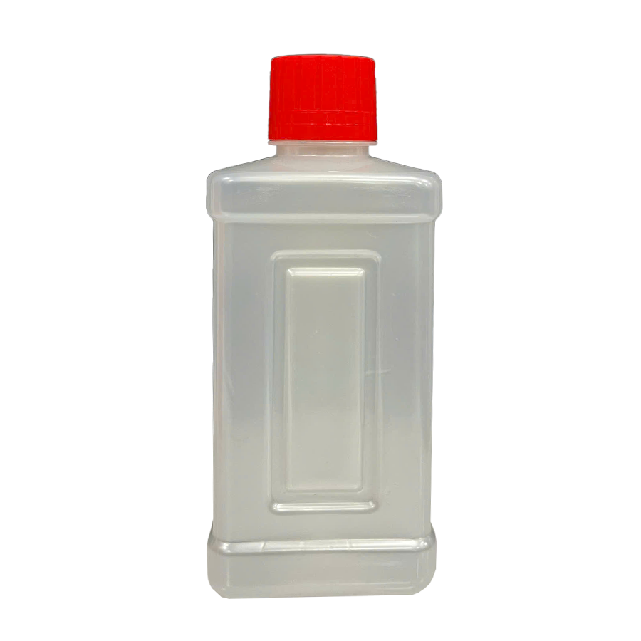 PET 250mL ø28mm Square Bottle - Pearl White
