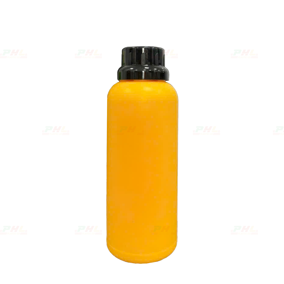 Chai HDPE/COEX 500mL ø38mm Tròn Một Gờ - Vàng