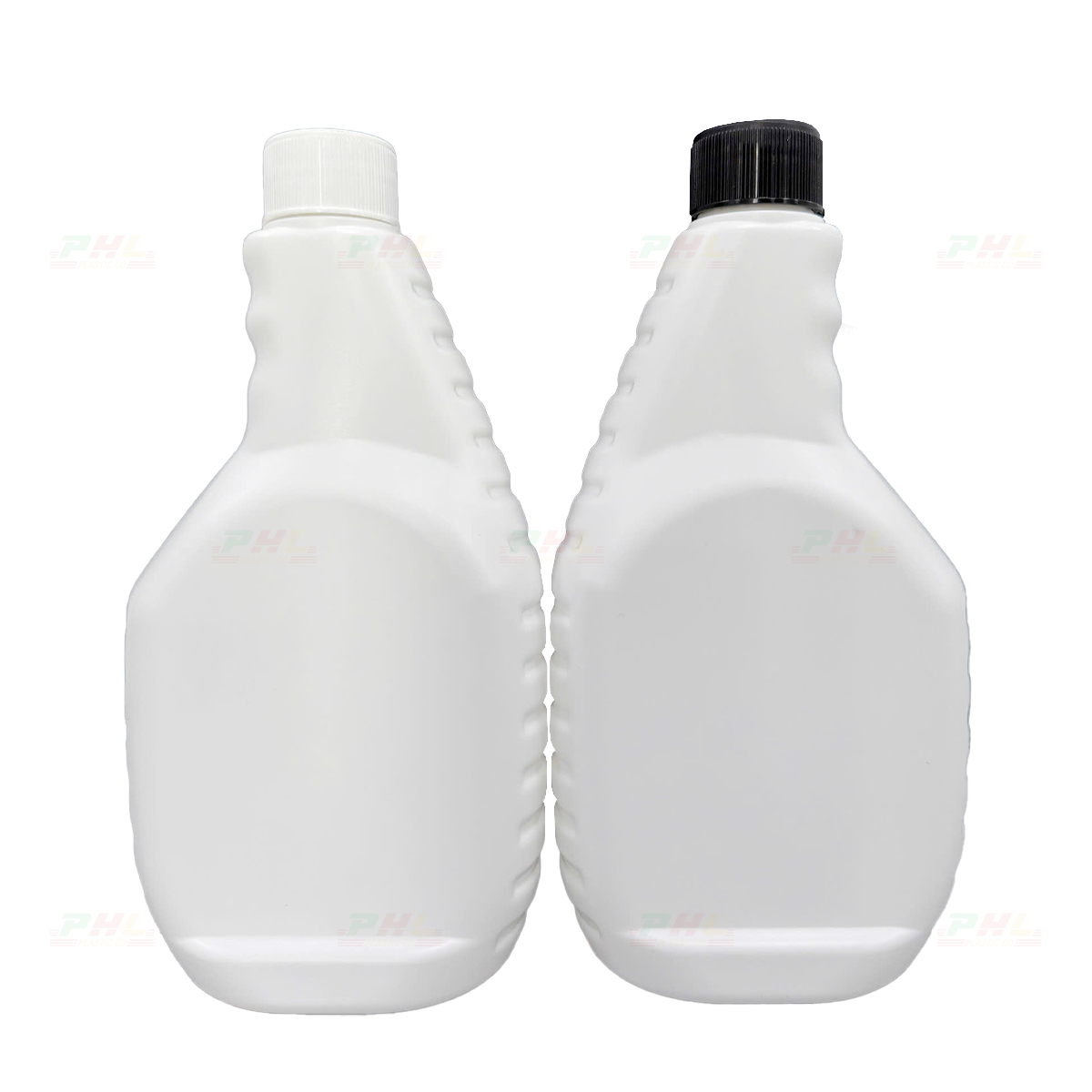 Chai HDPE 500ml ø27mm Dẹp Cổ Dài - Trắng Sữa
