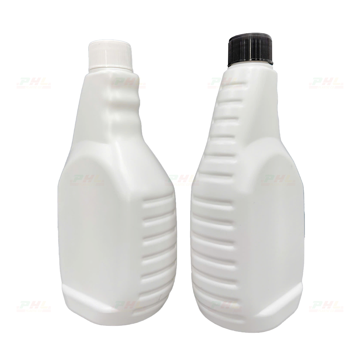 Chai HDPE 500ml ø27mm Dẹp Cổ Dài - Trắng Sữa