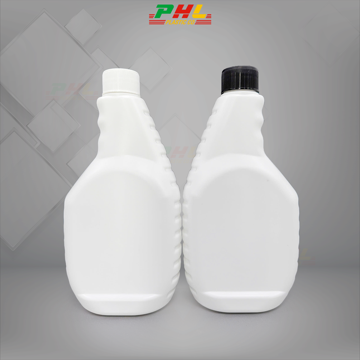 Chai HDPE 500ml ø27mm Dẹp Cổ Dài