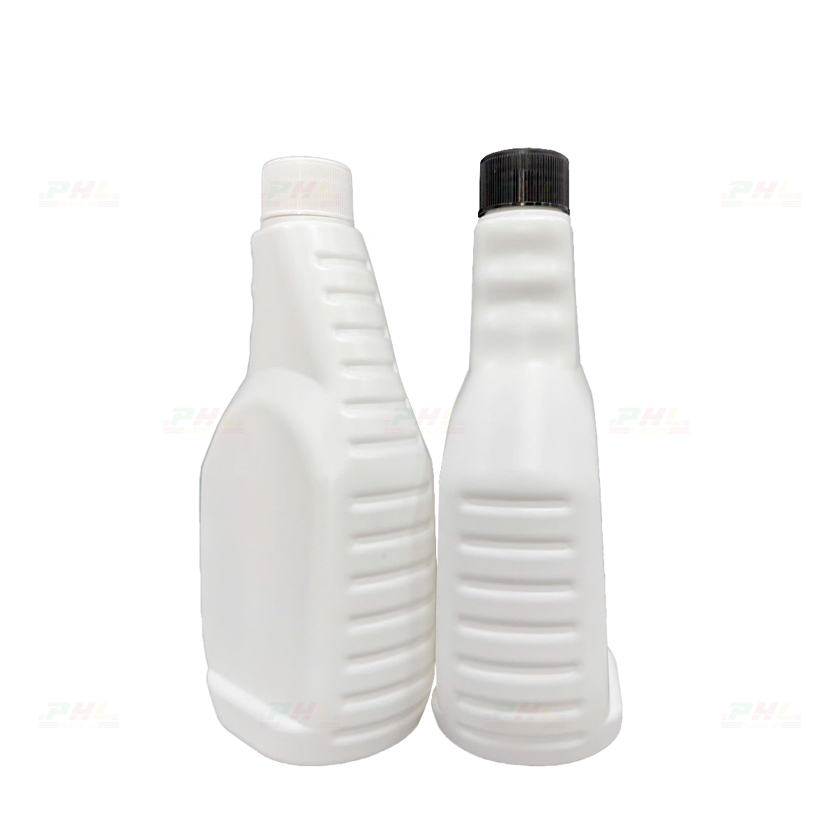 Chai HDPE 500ml ø27mm Dẹp Cổ Dài - Trắng Sữa